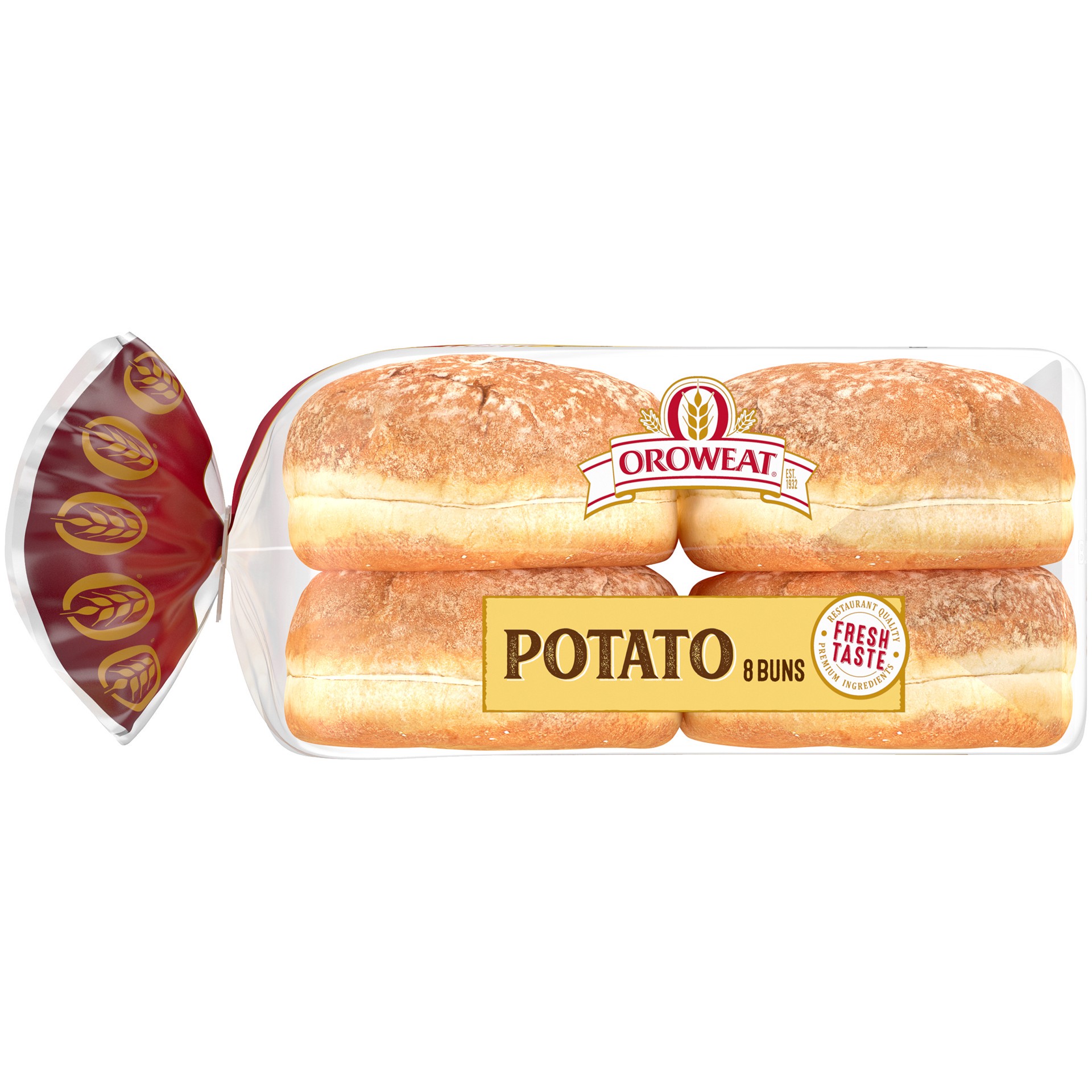 slide 4 of 10, Oroweat Potato Buns, 8 count, 21 oz, 8 ct; 21 oz
