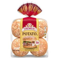 Oroweat Potato Buns, 8 count, 21 oz