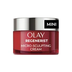 Olay Face Moisturizer, Regenerist Micro-Sculpting Facial Cream for Women - Anti-Aging, Anti-Wrinkle, Firming Skin Care - Triple Collagen Cream, Peptide Moisturizer, Hyaluronic Acid, Niacinamide, 0.5 oz