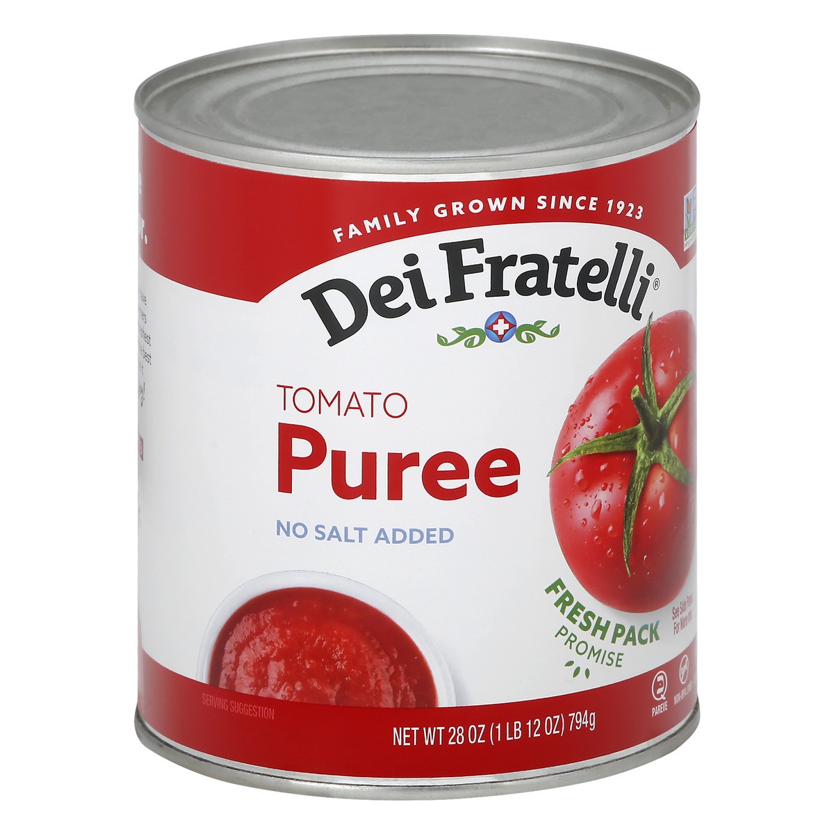 slide 2 of 9, Dei Fratelli Vegs Tomato Puree, 28 oz