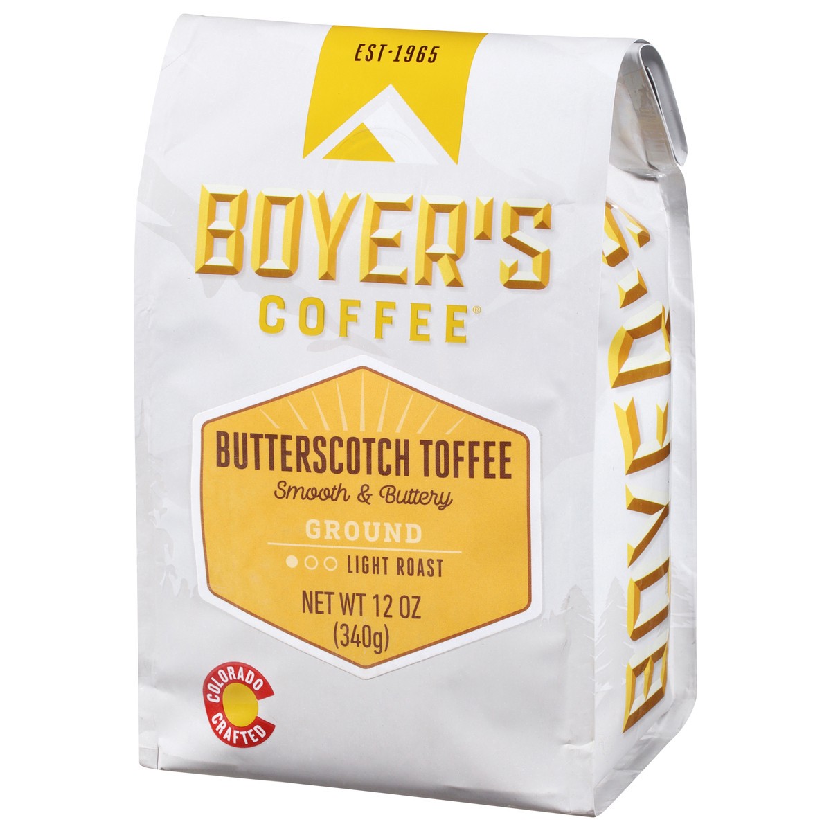 slide 3 of 10, Boyer's Ground Light Roast Butterscotch Toffee, 