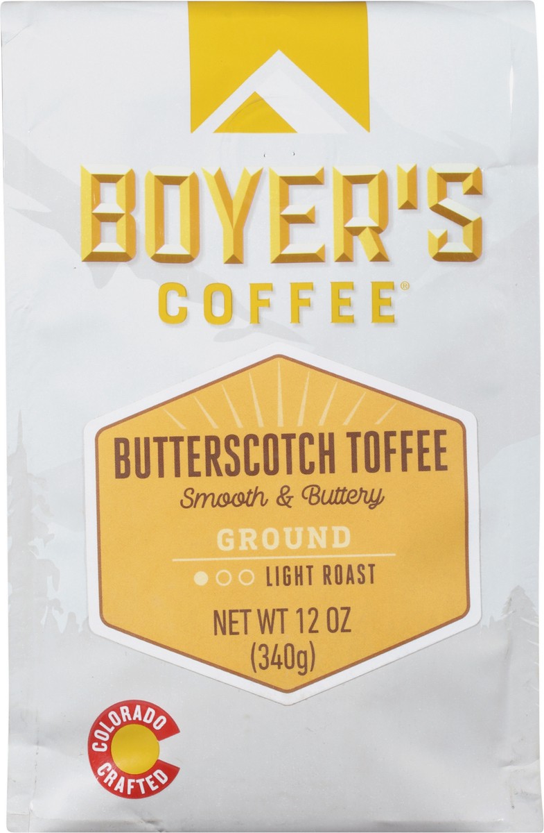 slide 8 of 10, Boyer's Ground Light Roast Butterscotch Toffee, 