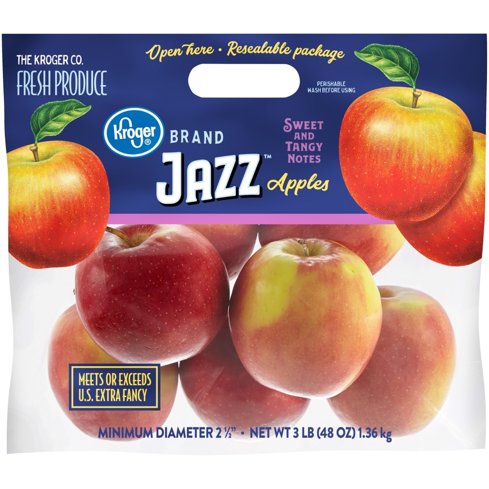 slide 1 of 1, Kroger Jazz Apples Pouch, 3 lb