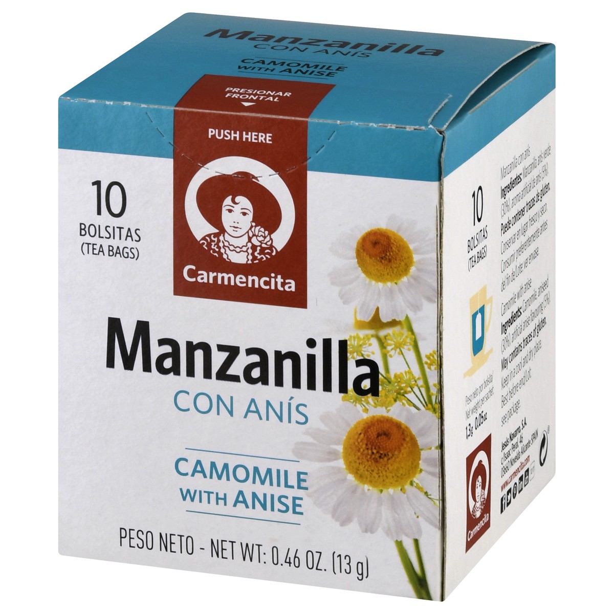 slide 10 of 12, Carmencita Tea Bags Camomile with Anise Tea - 10 ct, 10 ct