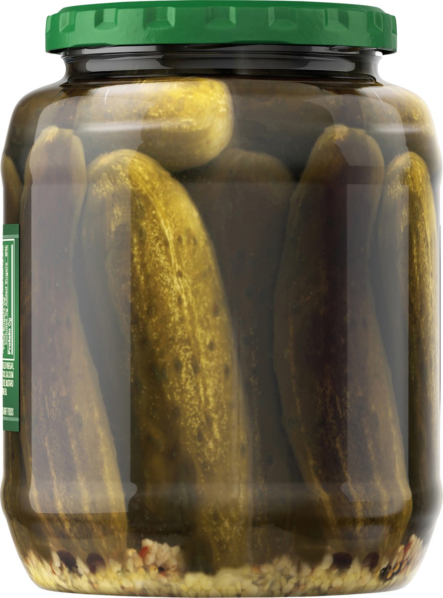 slide 4 of 9, Claussen Hearty Garlic Pickle Wholes, 32 fl. oz. Jar, 32 fl oz