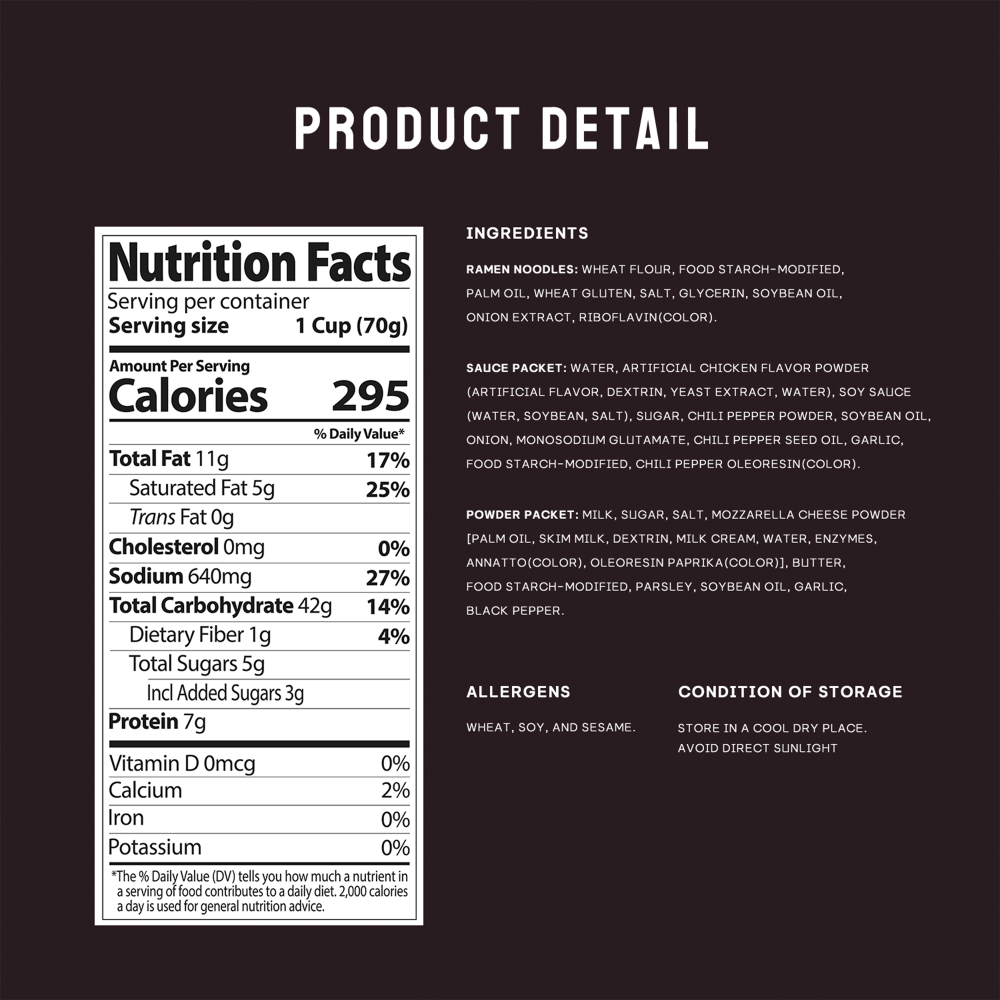 slide 2 of 5, Samyang Buldak Spicy Ramen Carbonara Big Bowl - 3.7 Oz, 3.7 oz