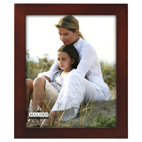 slide 1 of 1, Malden Linear Walnut Picture Frame, 8 in x 10 in 