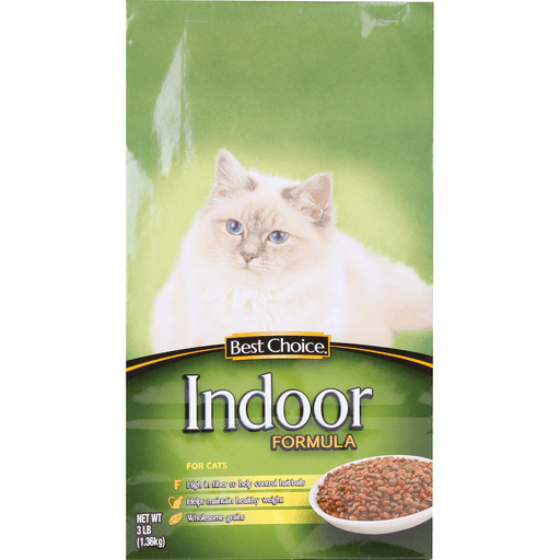 slide 1 of 1, Best Choice Indoor Formula Dry Cat Food, 3 lb