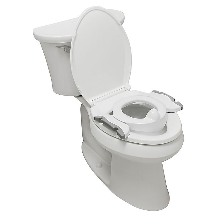 slide 8 of 9, Potette Premium 2-in-1 Travel Potty and Trainer Seat - White, 1 ct