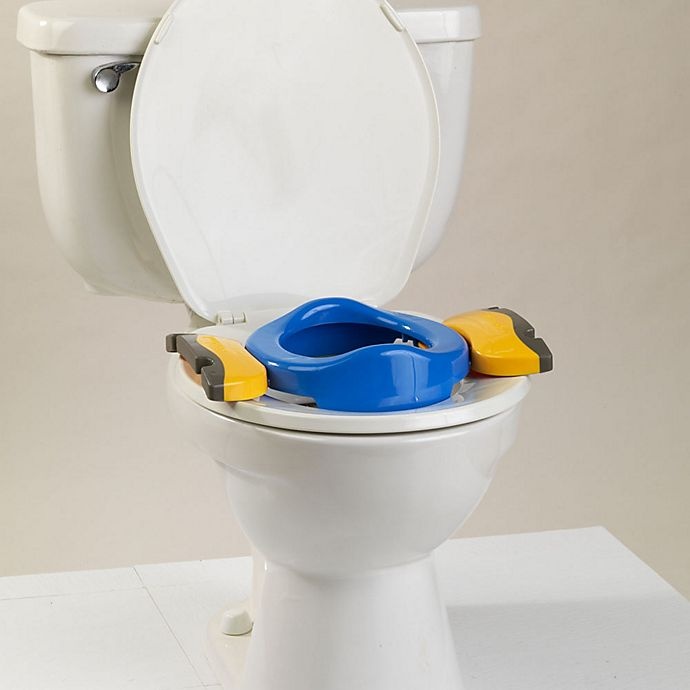 slide 2 of 3, Potette Plus 2-in-1 Travel Potty and Trainer Seat - Blue, 1 ct