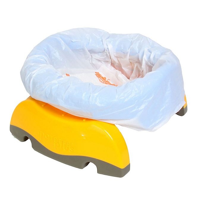 slide 3 of 3, Potette Plus 2-in-1 Travel Potty and Trainer Seat - Blue, 1 ct