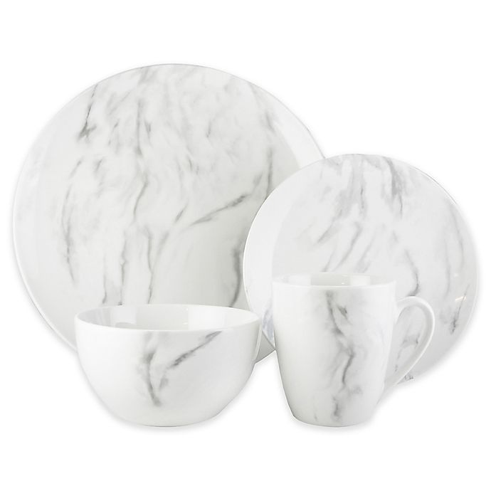 slide 1 of 1, American Atelier Matisse Dinnerware Set - Grey, 16 ct