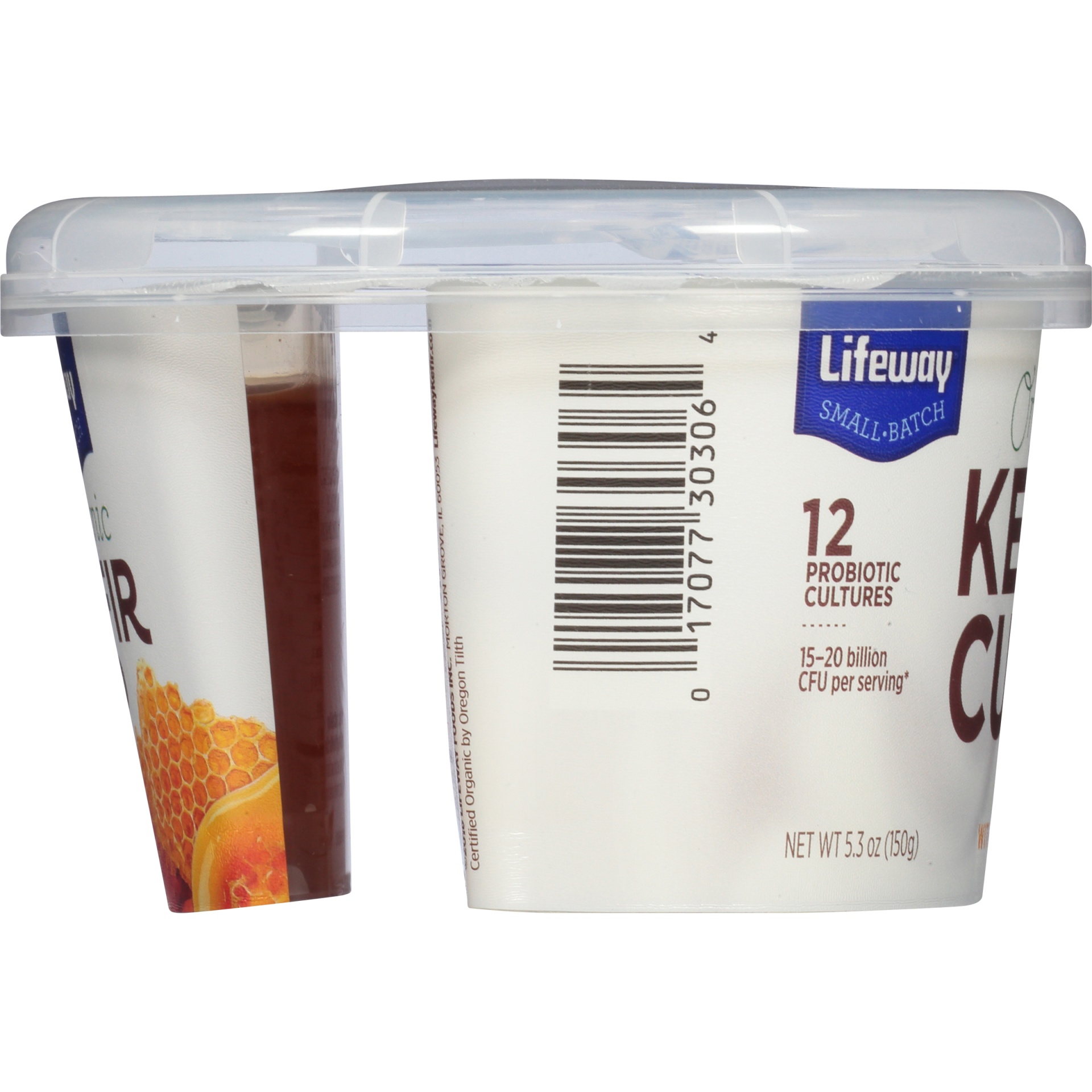 slide 2 of 6, Lifeway Organic Kefir Cup With Honey, 5.3 oz