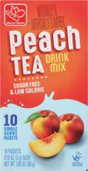 Harris Teeter Peach Tea Drink Mix Sticks - 1.05 oz
