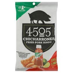 4505 Meats Meats Clasico Mild Chicharrones Chile Limon Fried Pork Rinds 2.25 oz