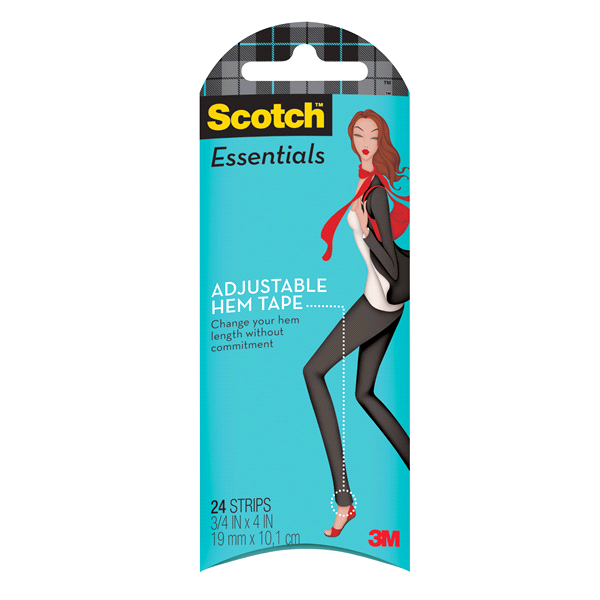 slide 1 of 3, Scotch Essentials Adjustable Hem Tape, 1 ct