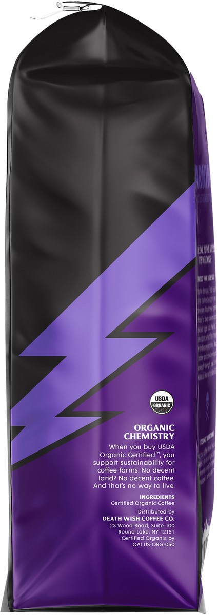 slide 4 of 10, Death Wish Coffee Co. Death Wish Coffee - Espresso Roast - Ground, 14 oz