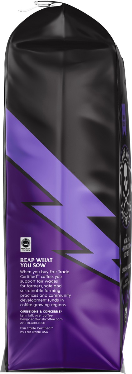 slide 8 of 10, Death Wish Coffee Co. Death Wish Coffee - Espresso Roast - Ground, 14 oz