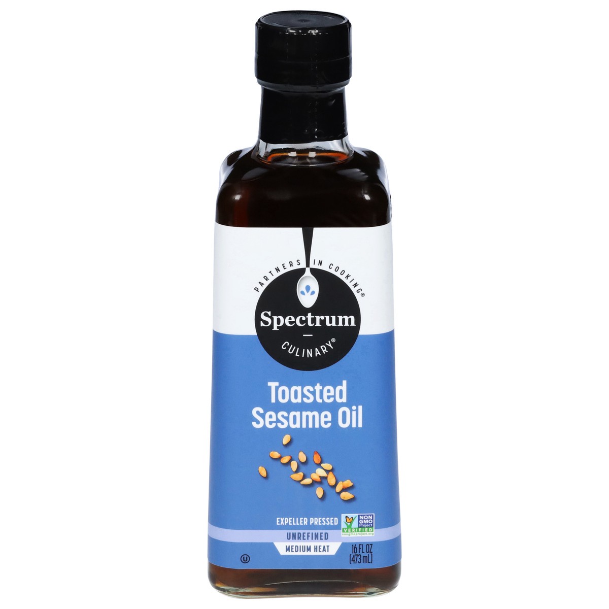 slide 1 of 6, Spectrum Culinary Toasted Sesame Oil 16 fl oz, 16 fl oz