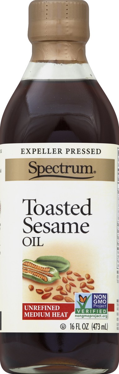 slide 4 of 6, Spectrum Culinary Toasted Sesame Oil 16 fl oz, 16 fl oz