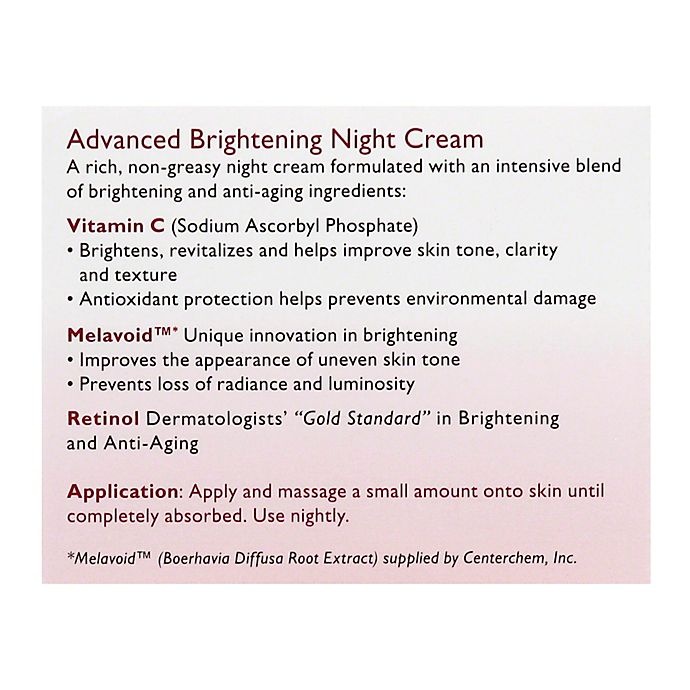 slide 3 of 3, Skincare Cosmetics Retinol Vitamin-Enriched Advanced Brightening Night Cream, 1.7 oz