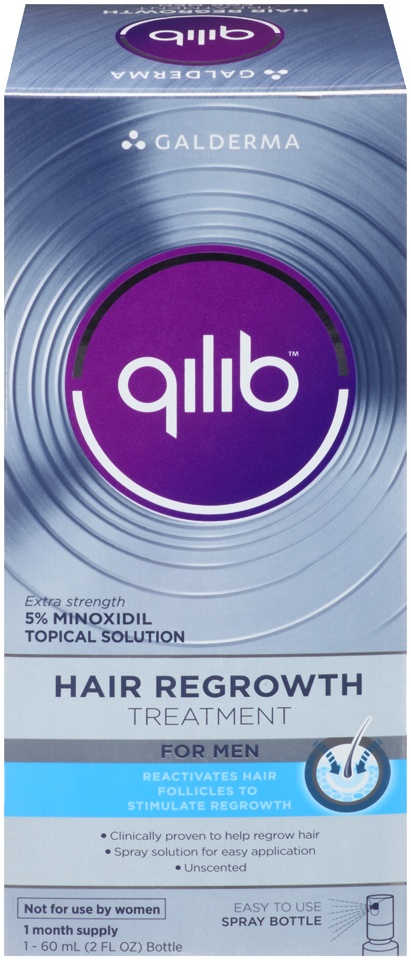 slide 1 of 6, qilib qilib Hair Regrowth Treatment For Men, 2 oz
