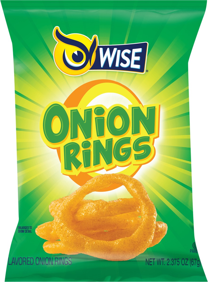 slide 2 of 3, WISE Onion Rings 2.375 OZ, 2.75 oz