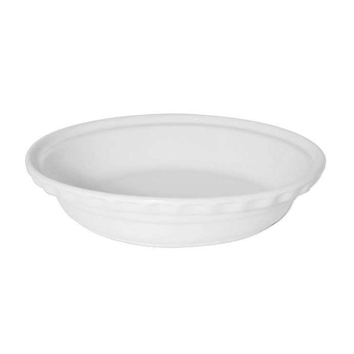 slide 1 of 1, Chantal Deep Dish Pie Plate - White, 9 in