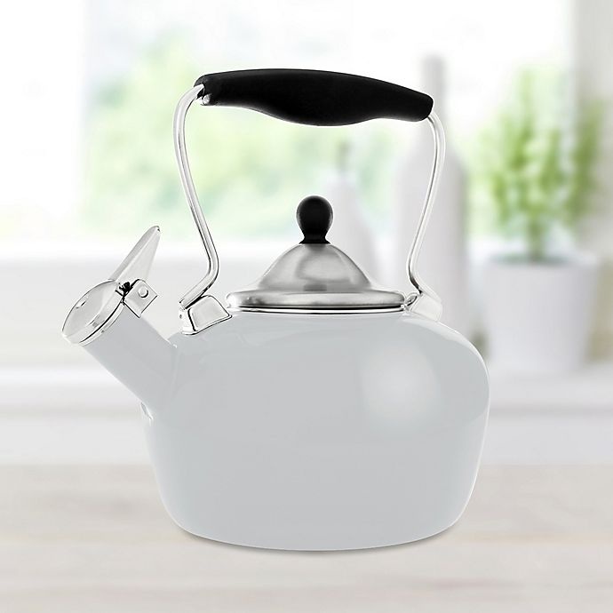 slide 3 of 5, Chantal Catherine Tea Kettle - Lunar Rock, 1.8 qt