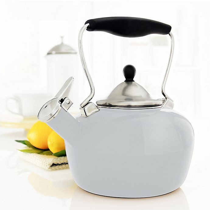 slide 4 of 5, Chantal Catherine Tea Kettle - Lunar Rock, 1.8 qt