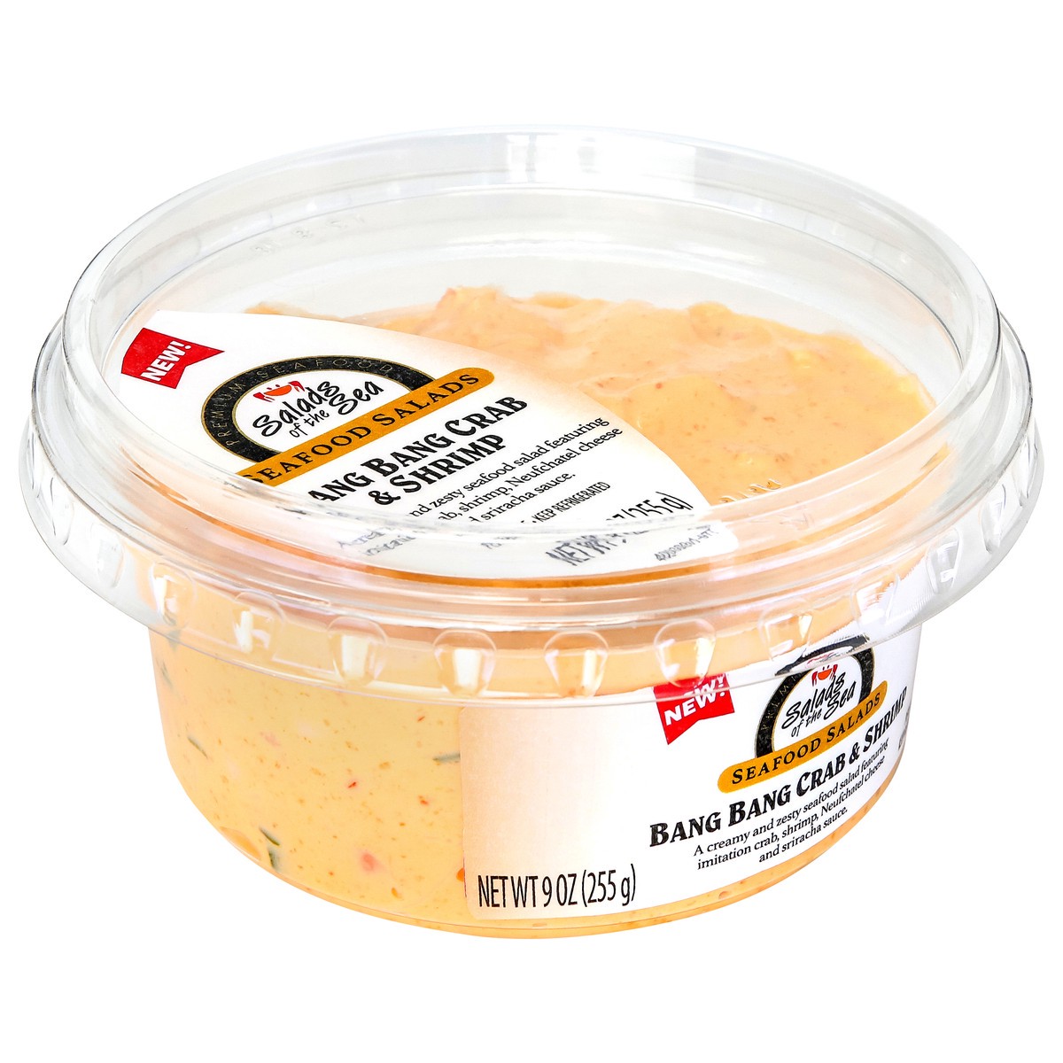 slide 8 of 15, Salads of the Sea Bang Bang Crab & Shrimp Salad 9oz, 9 oz