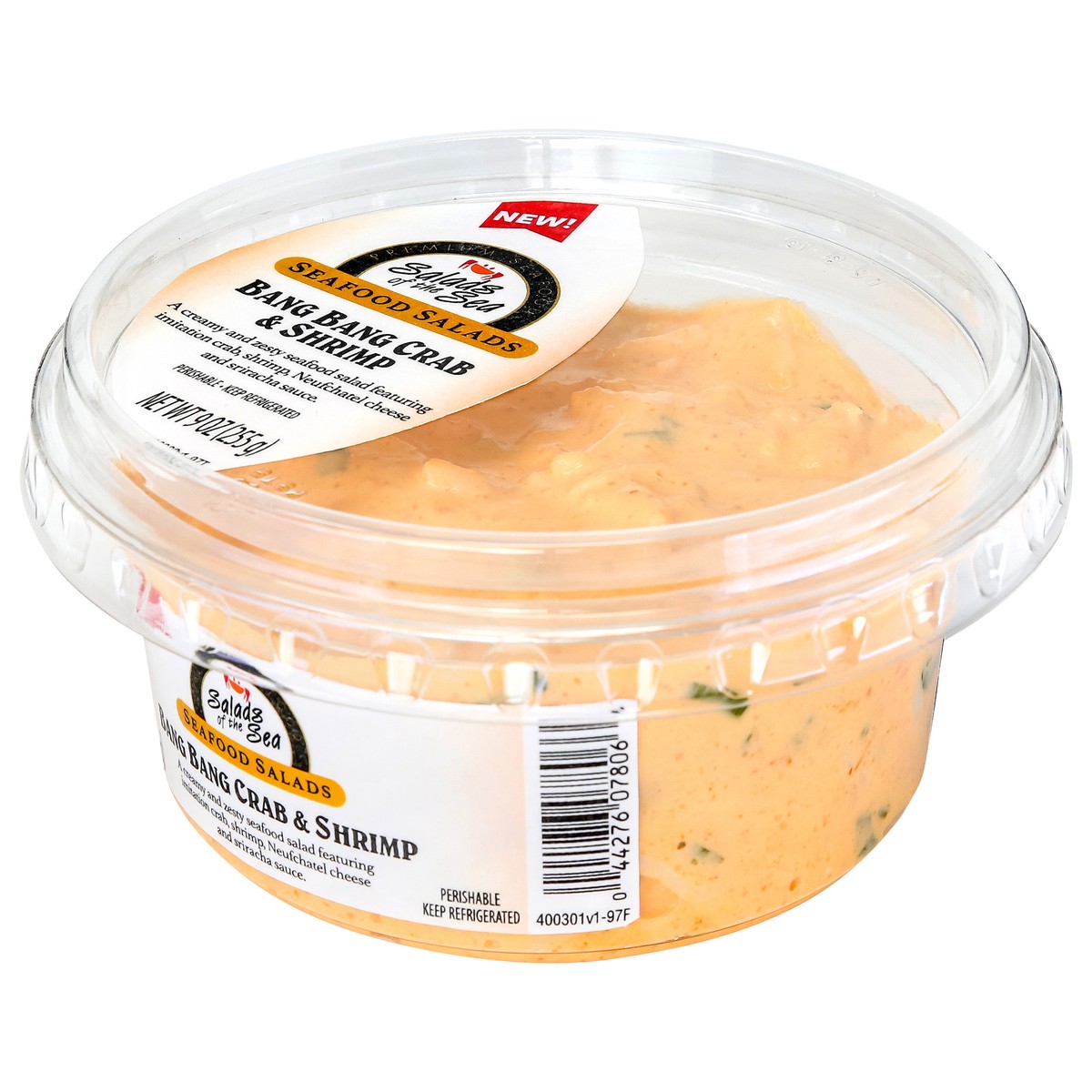 slide 7 of 15, Salads of the Sea Bang Bang Crab & Shrimp Salad 9oz, 9 oz