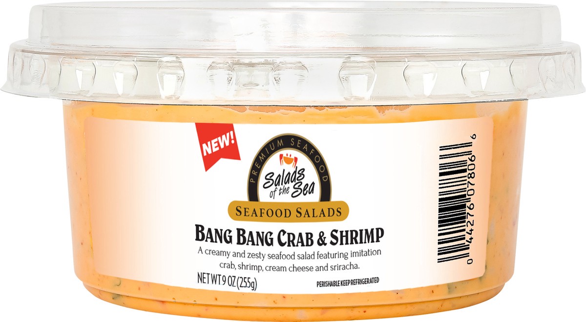 slide 11 of 15, Salads of the Sea Bang Bang Crab & Shrimp Salad 9oz, 9 oz