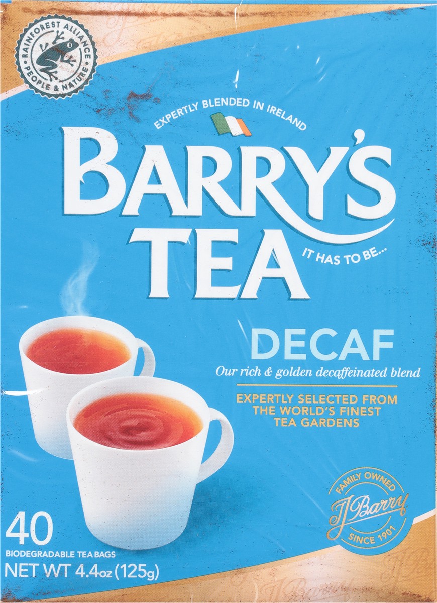 slide 8 of 10, Barry's Tea Decaffeinated Tea Bags, 40 ct