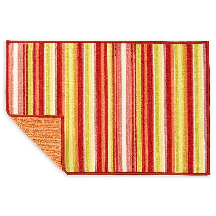 slide 1 of 1, Fiesta Striped Dish Drying Mat - Sunflower, 1 ct