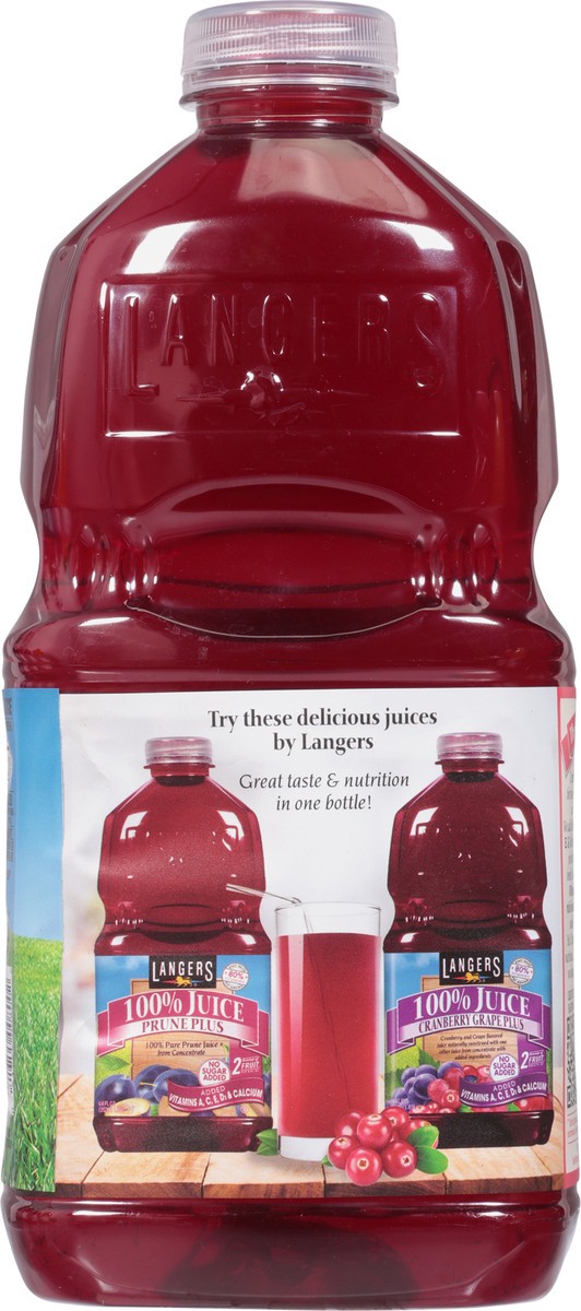 slide 11 of 12, Langers Cranberry Plus 100% Juice 64 fl oz, 64 fl oz