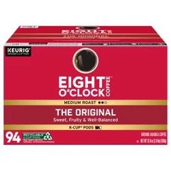 Eight O'clock Coffee, Arabica Ground Medium Roast The Original Coffee