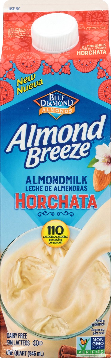 slide 8 of 13, Almond Breeze Blue Diamond Almond Breeze Horchata Almondmilk 1 qt. Carton, 946 ml