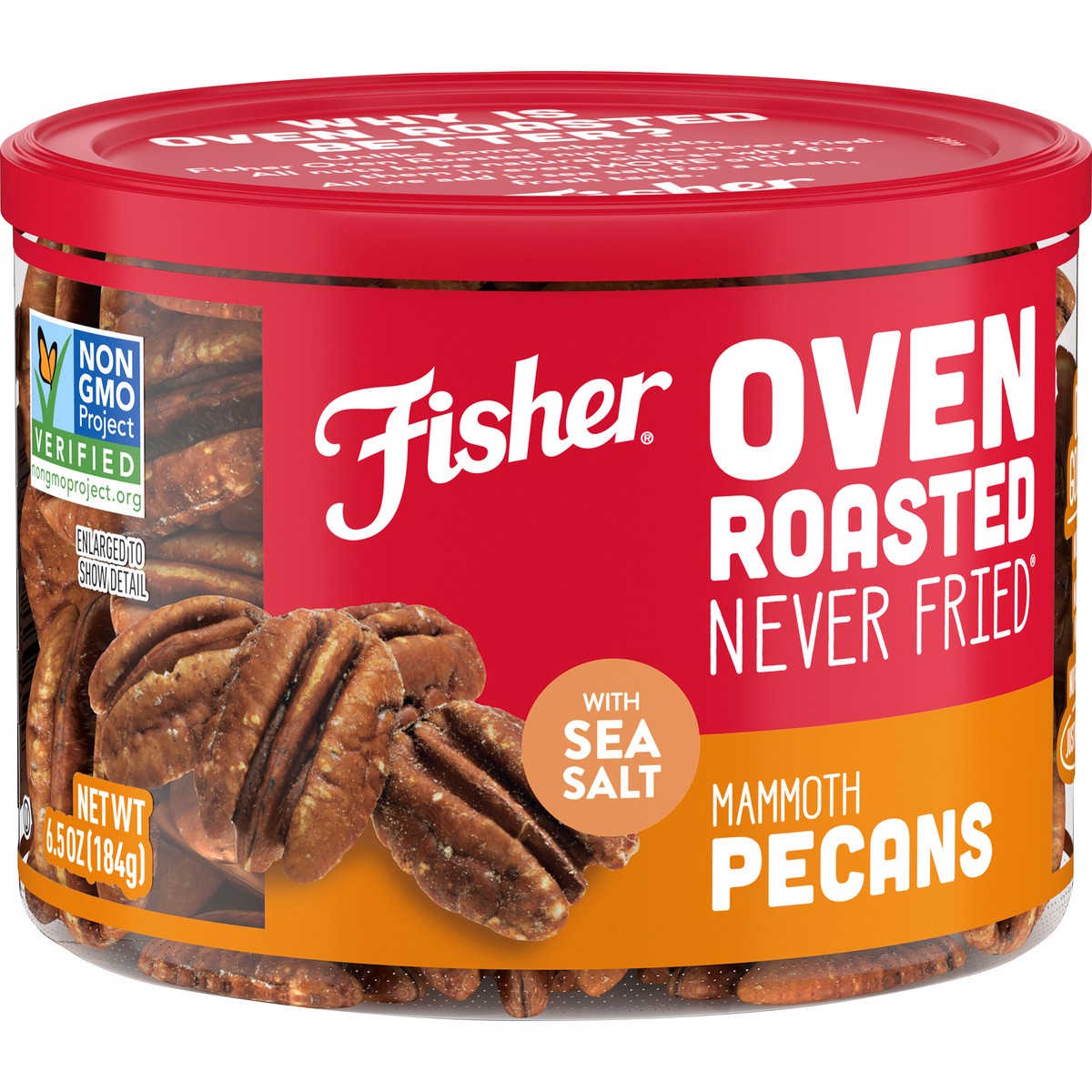 slide 5 of 9, FISHER SNACK Pecans, 6.5 oz