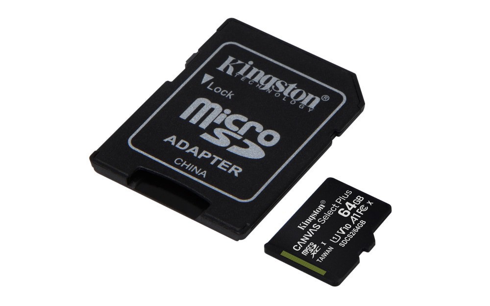 slide 3 of 4, Kingston Canvas Select Plus Microsd Memory Card, 64 GB