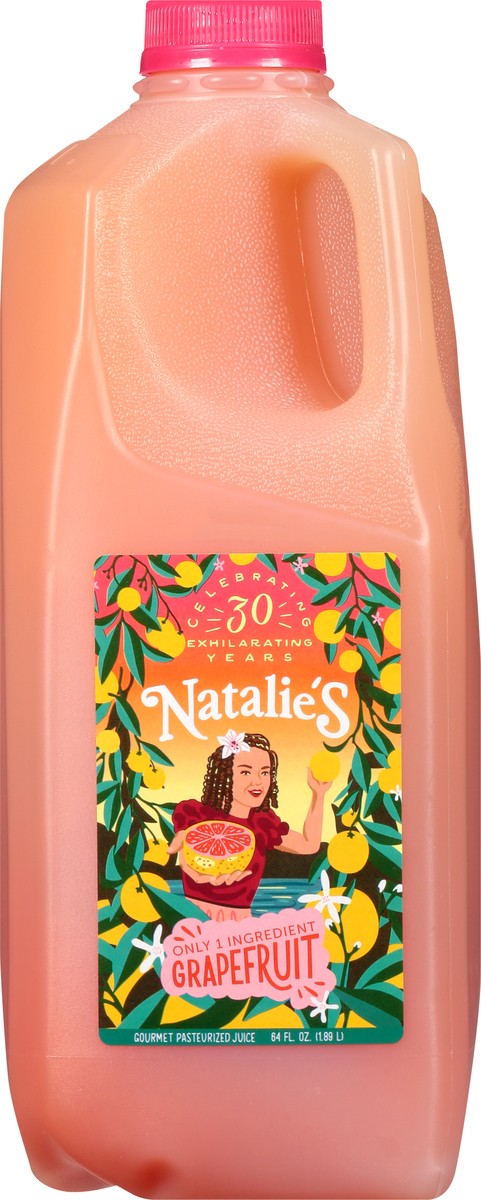 slide 6 of 9, Natalie's Grapefruit Juice 64 oz, 64 oz