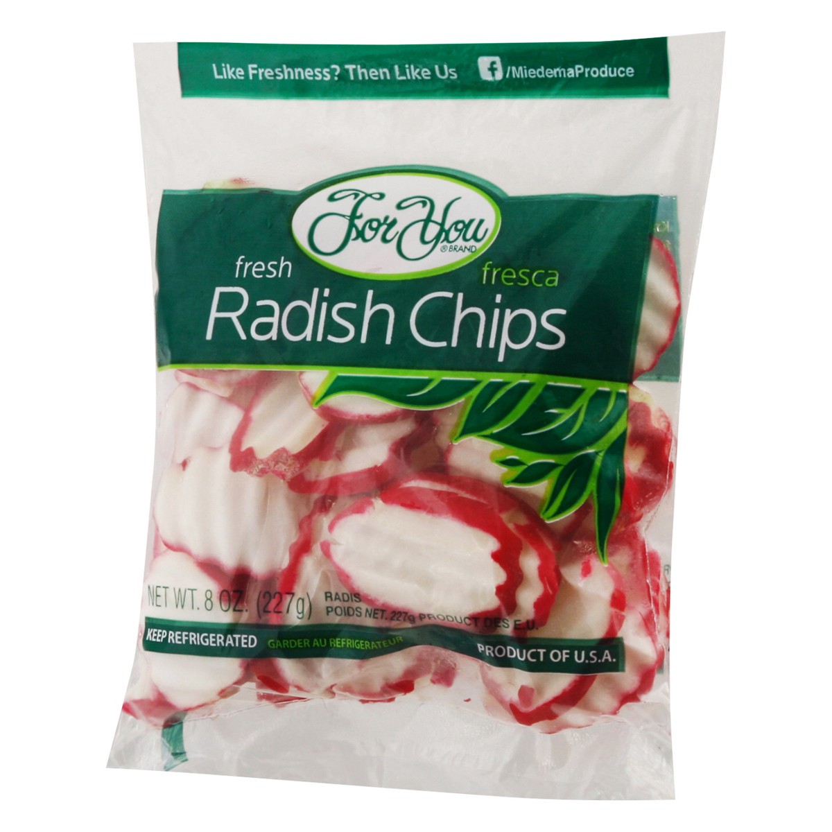 slide 3 of 9, For You Radish Chips, 1 oz