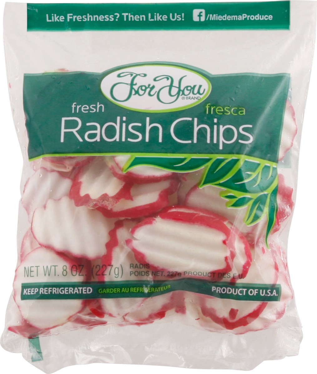 slide 1 of 9, For You Radish Chips, 1 oz