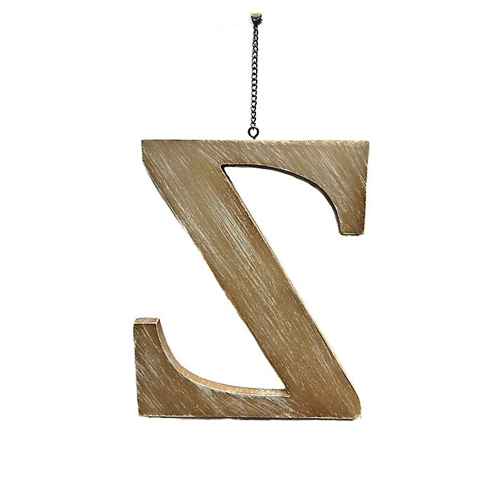 slide 2 of 2, Bee & Willow Home Monogram Letter Z'' Wood Door Hanger'', 1 ct