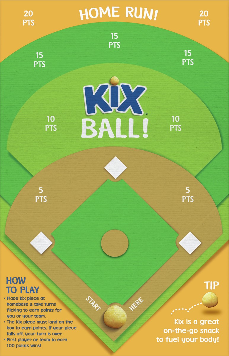 slide 7 of 9, Kix Whole Grain Breakfast Cereal, Crispy Corn Cereal Puffs, 12 oz, 12 oz