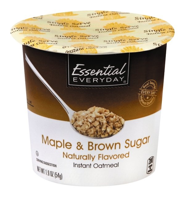 slide 1 of 1, Essential Everyday Maple Brown Sugar Oat Cup, 1.9 oz