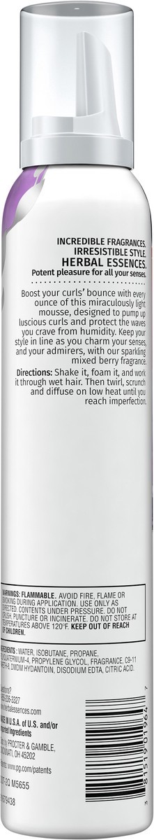 slide 2 of 8, Herbal Essences Totally Twisted Curl Defining Mousse, 6.8 oz