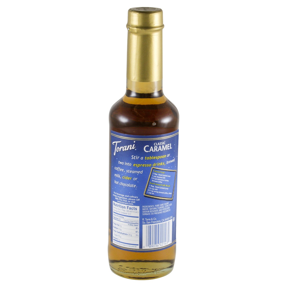 slide 3 of 4, Torani caramel flavoring syrup, 12.7 oz