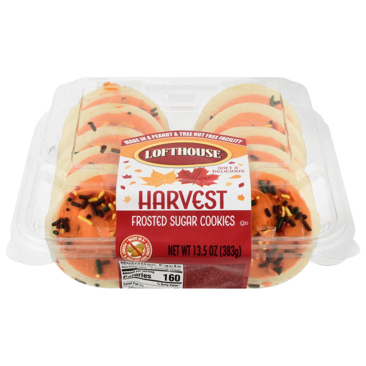 slide 1 of 15, Lofthouse Harvest Frosted Sugar Cookies 13.5 oz, 13.5 oz