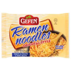 Gefen Oriental-Style Imitation Chicken Flavor Ramen Noodles 3 oz
